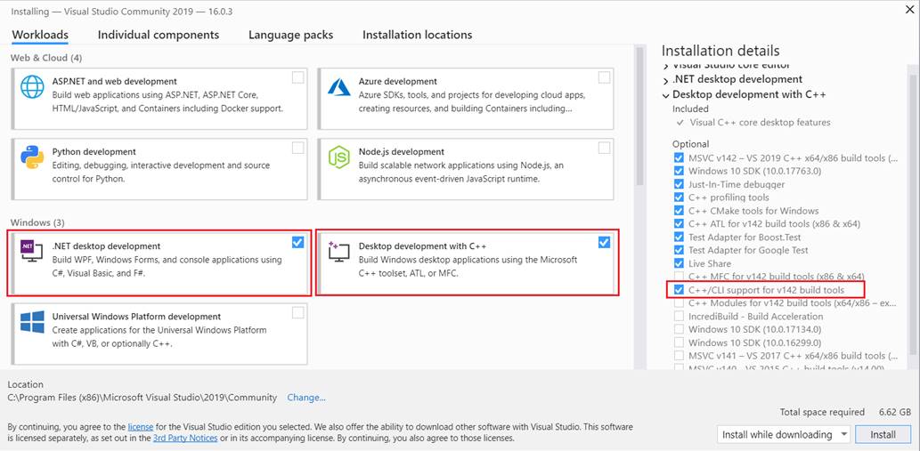 Microsoft visual c++ 2019 redistributable package